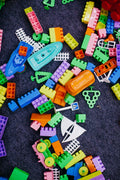 Wooden Building Blocks Set - 100 Pcs Classic Toy